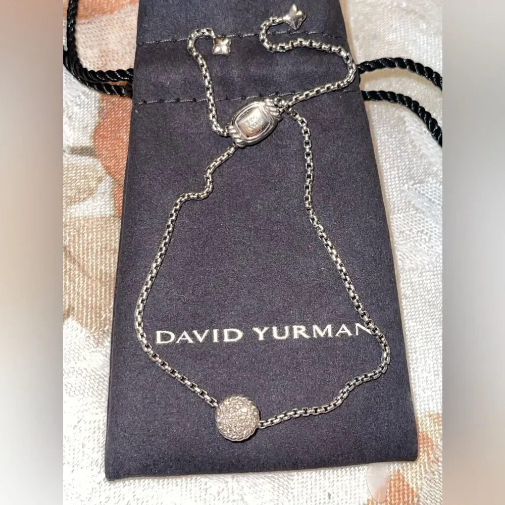 DAVID YURMAN Diamond Chatelaine Petite Pave Station Bracelet DAVID YURMAN